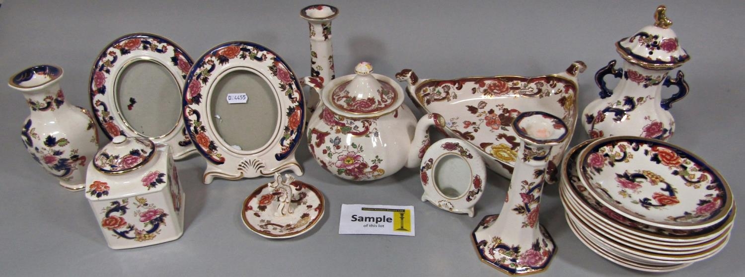 A collection of Mason's Mandalay china wares comprising four cups, six saucers, six tea plates,