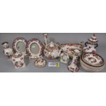 A collection of Mason's Mandalay china wares comprising four cups, six saucers, six tea plates,