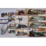 12 model 00 gauge railway kits by Airfix together with a sealed bag kit by Dapol and an Airfix
