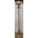 A Bentwood hat/coat stand 184 cm high