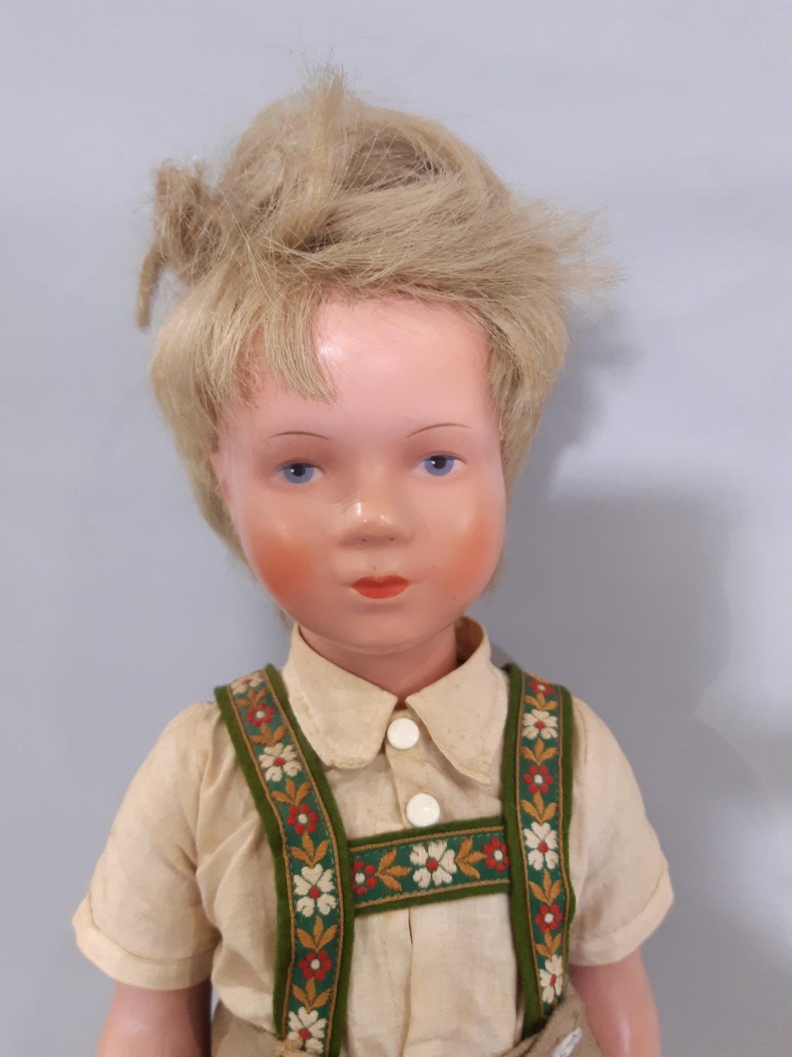 A 'Schildkroete' doll by Kathe Kruse / Rheinische Gummi Company, (1955-1961) made of tortulon, 'T45' - Bild 3 aus 5