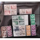 A collection of German stamps including Third Reich & German Occupation examples both mint and