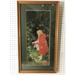 Little Red Riding Hood (c.1930), gouache on paper, unsigned, label inscribed 'English 1930's,