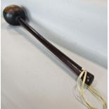 An African Dinka knobkerrie 54cm long