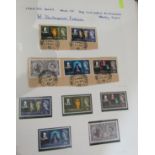 A GB QV-QEII Mint and Used stamp collection in seven green Senator albums