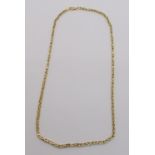 Italian 18ct fancy link chain necklace, 9.1g