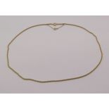 French 18ct rope twist chain necklace, 6.9g