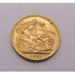 Sovereign dated 1911