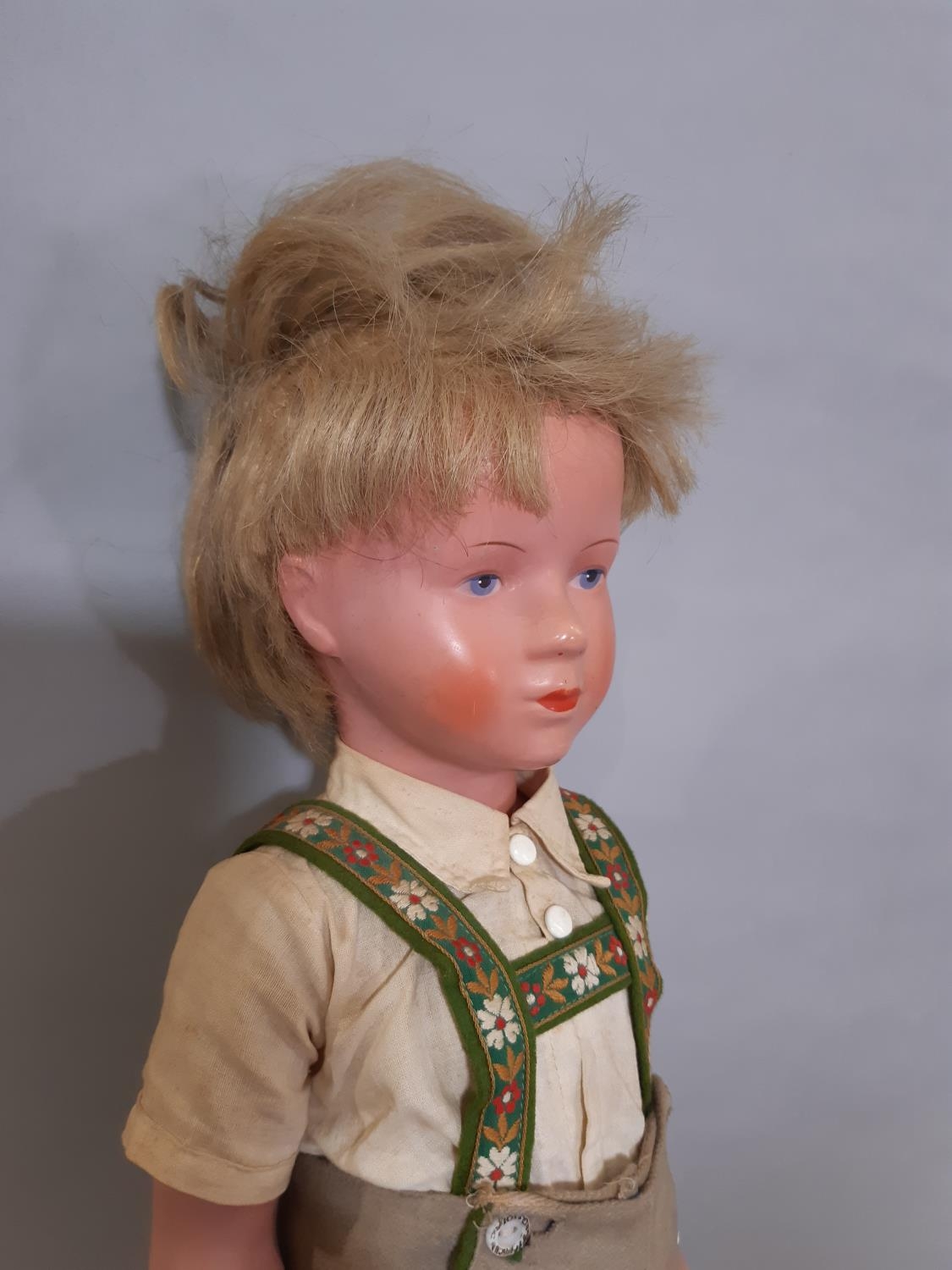 A 'Schildkroete' doll by Kathe Kruse / Rheinische Gummi Company, (1955-1961) made of tortulon, 'T45' - Bild 5 aus 5