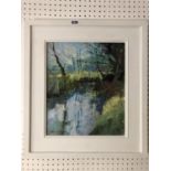 Jane Lampard (local interest, contemporary) - 'Little Avon, Damery, Nr Wotton-under-Edge', oil on