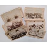 Under & Underwood publishers Collection of stereoscope cards depicting the Boer War, further