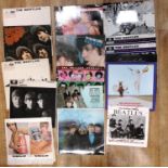 VINYL - A collection of Rolling Stones, Beatles and Who records to include Black and Blue, Between