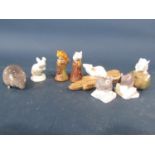 A collection of Royal Copenhagen figurines of mice to include, mouse on sugar cubes no. 510 (2),