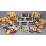 A set of 6 boxed 'Noddy in Toyland' toys by Corgi including Noddy, Big Ears, Mrs Sparks, Gobbo, PC