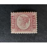 1870-9 QV ½red SG48 pl6 UM example. Cat £120.