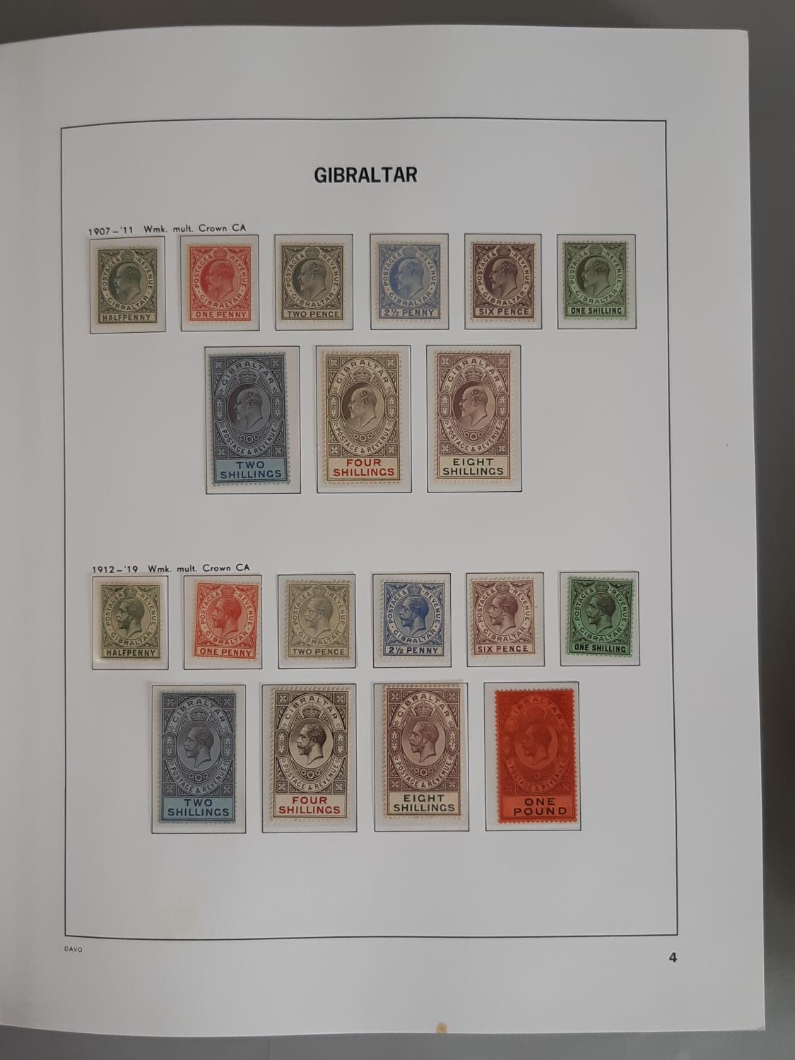 The Mint comprehensive Gibraltar stamp collection from 1886, QV, KEVII, KGV in full sets, inc - Image 4 of 9