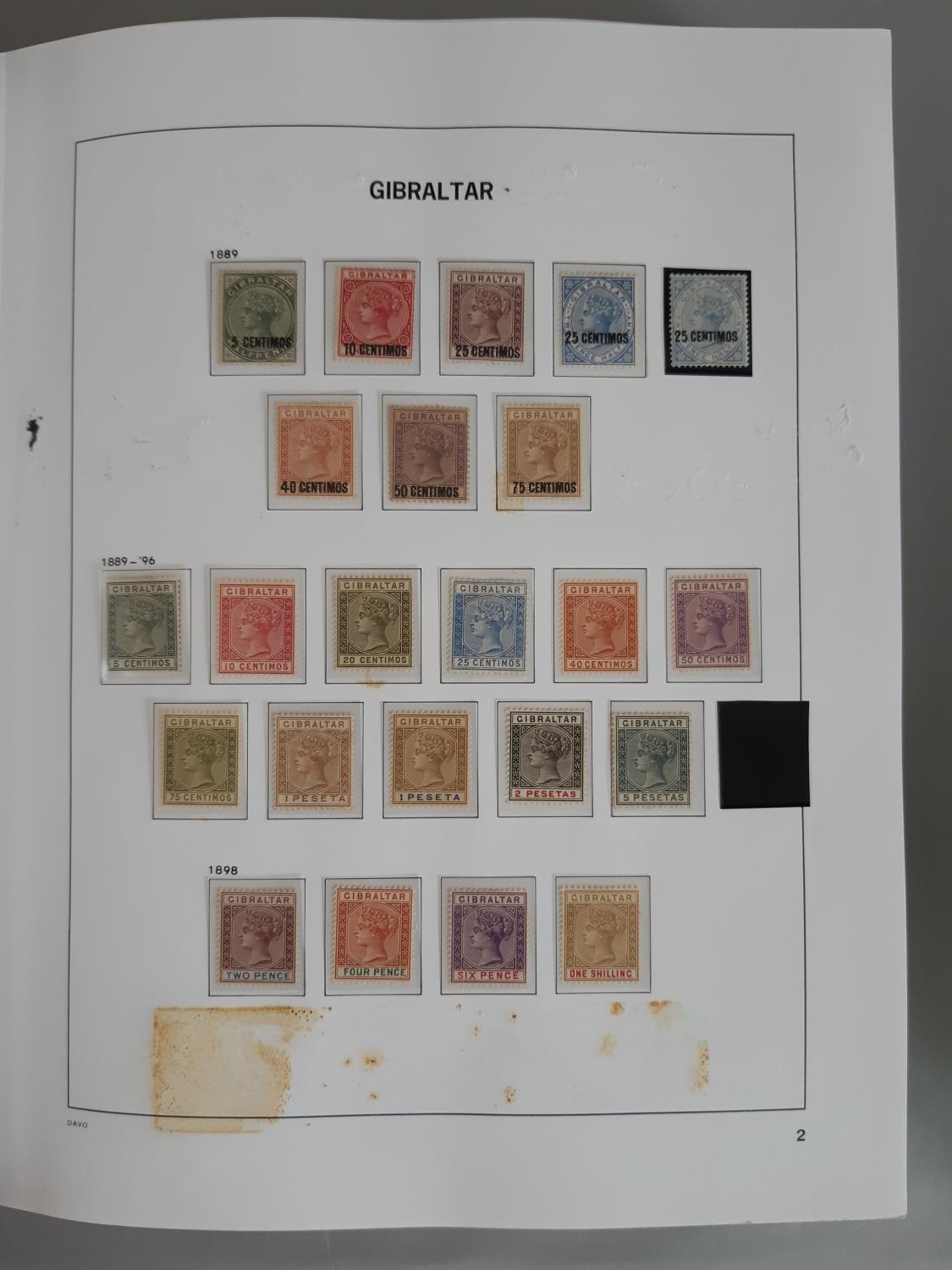 The Mint comprehensive Gibraltar stamp collection from 1886, QV, KEVII, KGV in full sets, inc - Image 2 of 9