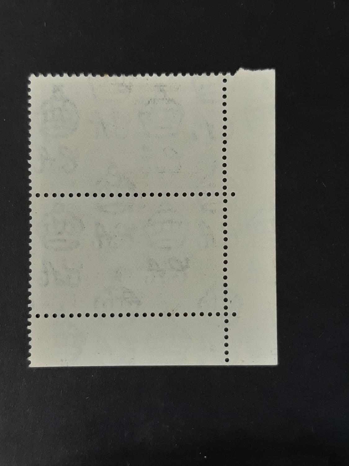 Gibraltar 1935 Silver Jubilee SG 114/114a VFU, lower left hand corner pair, upper stamp showing - Image 5 of 6