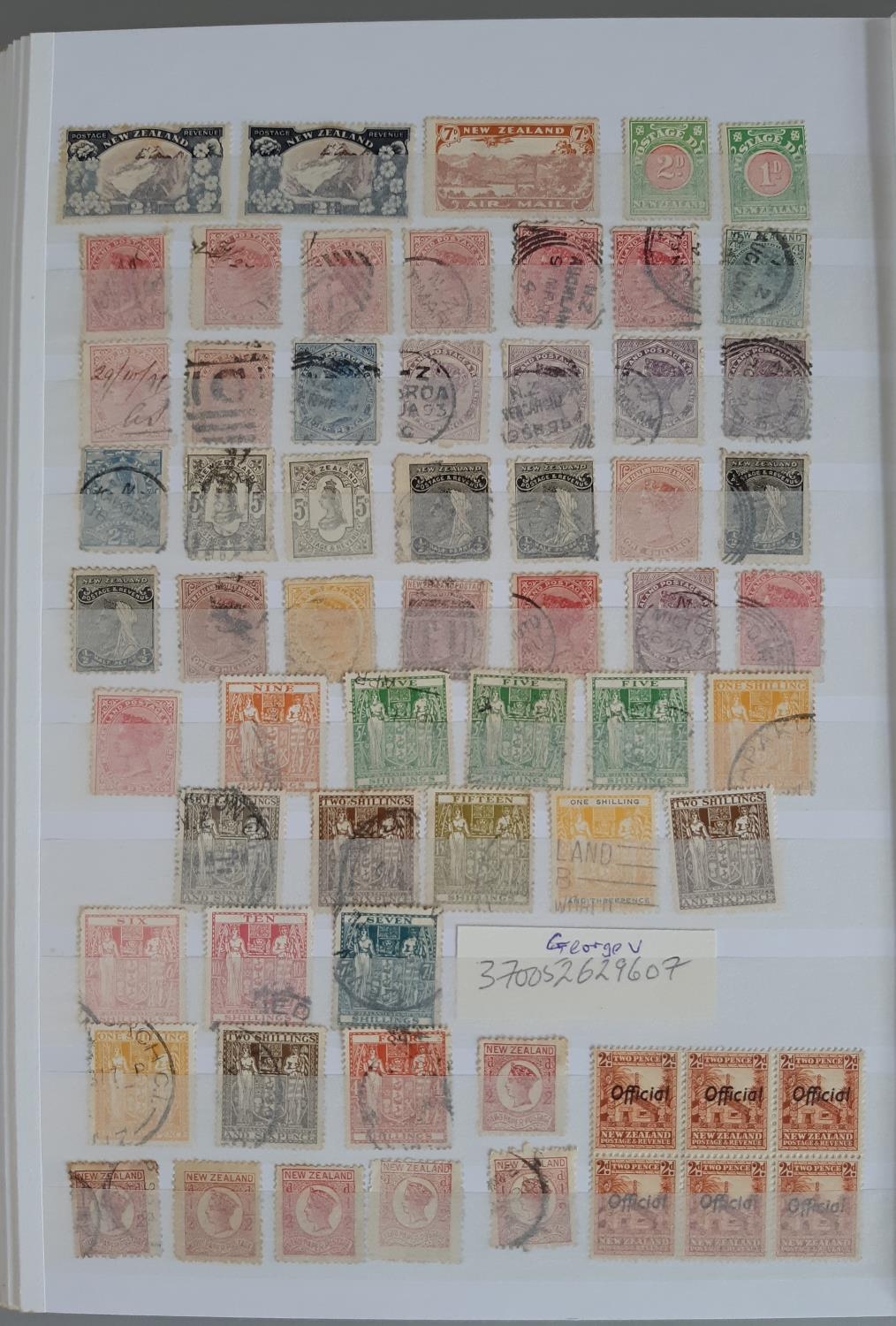 Mint and Used New Zealand stamps in a large stock album from QV issues to UM modern FV including