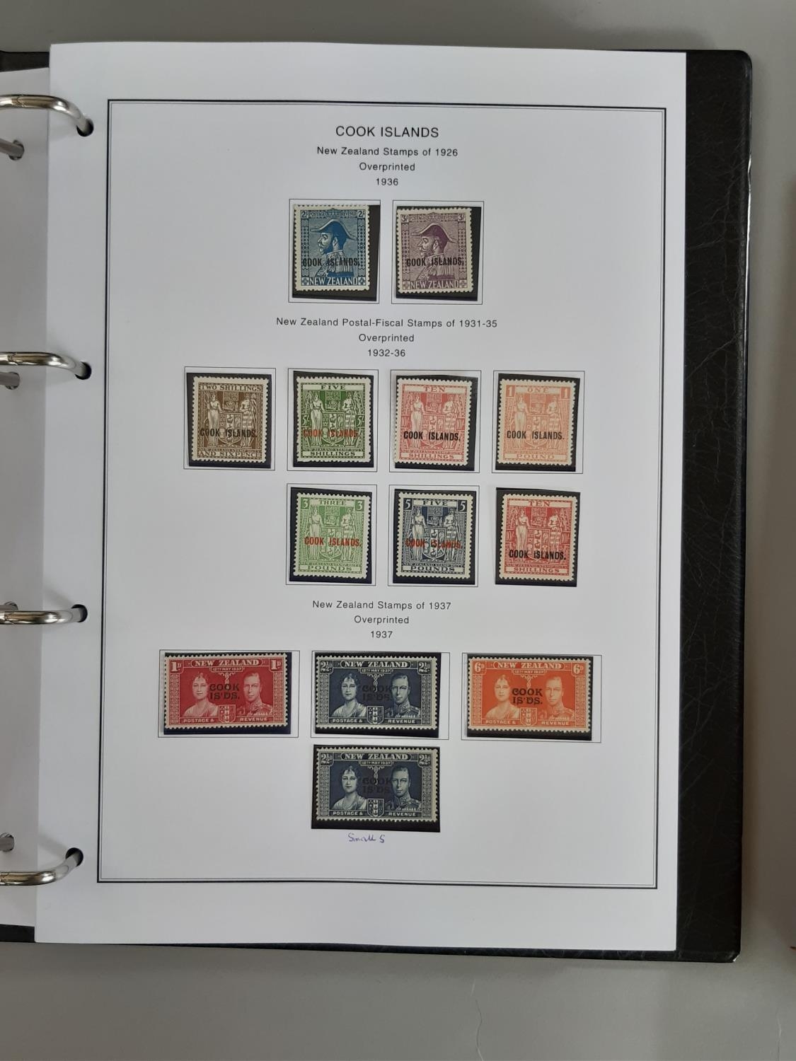 Cook Islands stamp collection from early QV issues to modern in two volumes and album pages - Image 3 of 8