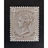 1880-83 QV SG160 4d grey-brown pl18. A superb UM example, perfectly centered. Cat £450.