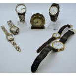 Collection of gents wrist watches mainly quartz including a Sekonda 100 meter watch, boxed