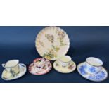 Twenty four individual teacups and saucers, Victorian and later, mainly English, together with three
