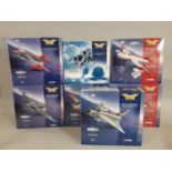 7 boxed model aircraft from Corgi Aviation Archive 'Jet Fighter Power' series including 5 x Hawker