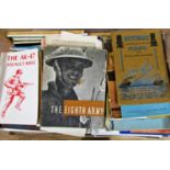 A large collection of military and aviation related ephemera to include training manuals,