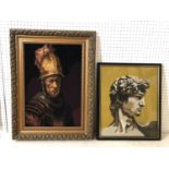 Two tapestries to include: After Rembrandt Harmenszoon van Rijn - 'The Man with the Golden