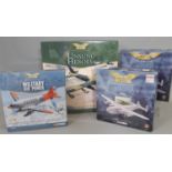 4 boxed model military aircraft from Corgi Aviation Archive series including 'Unsung Heroes'