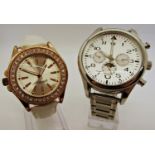 A collection of Ladies and Gents watches to include Seiko, Tissot, Weil, 9ct Accurist, Sekonda with