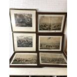 Ten framed works to include: Four framed watercolours of country scenes (19/20th century) - A. R.