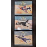 3 boxed model aircraft from Corgi Aviation Archive 'Military Air Power' series, all US Navy