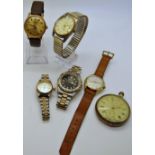 A quantity of gents wristwatches
