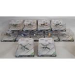 11 boxed wartime aircraft models from Corgi Aviation Archive WWII Legends series, all 1:72 scale,