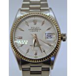 Rolex Oyster Perpetual Date Montras S.A. stainless steel 1998, currently running