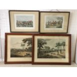 Four hunting themed prints to include: After Henry Alken (1810-1894) - 'Hunting Qualifications'- '