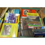 Railway Interest - Two boxes of mixed railway pamphlets, catalogues, ephemera etc, (2)