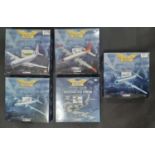 5 boxed aircraft from Corgi Aviation Archive 'Military Air Power' series including HP Victor SR