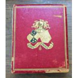 An album of Crests and Arms plus a 19th century impression of the seal of the House of Commons. (1)