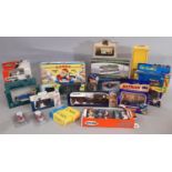 A mixed collection of boxed model vehicles including the following by Corgi; The Beatles mini with