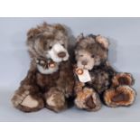 2 Charlie Bears 'Hubble' and 'Graeme' designed by Isabelle Lee, heights 47 and 52cm approx, both