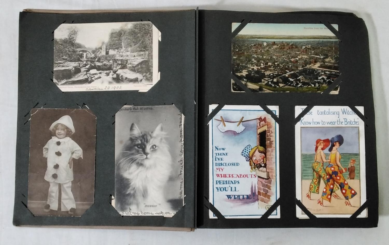 An early 20th century album containing a wide ranging collection of postcards, subjects to include - Image 3 of 4