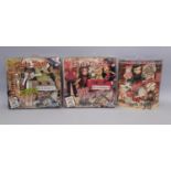 Three Bratz dolls box sets - Girlz Rock Jade, Rock Angelz Jade, and Girlz Rock Sasha all in original