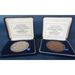 Bi Centenary of the launch of the original lifeboat, silver and bronze medals (silver limited to