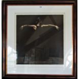 Fletcher Sibthorp (b.1967) - 'White on Black', limited edition giclee print 136/195, signed and