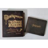 The Lincoln Stamp Album containing a quantity of British and worldwide stamps including Penny Black,