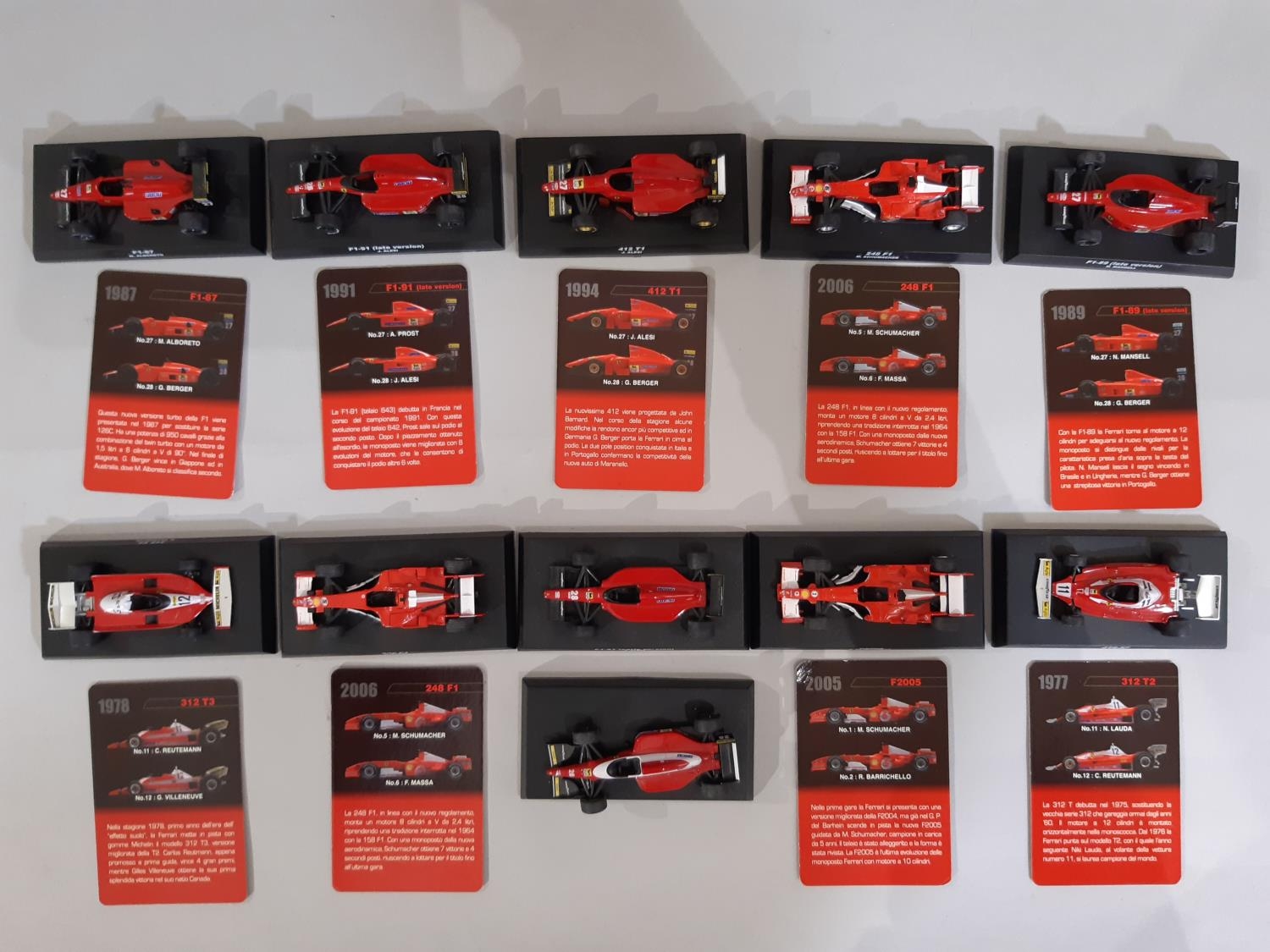 Mixed collection of Formula 1 model cars comprising 4 boxed racing cars by Spark, all 1:43 scale, - Image 3 of 7