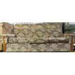 A vintage three piece suite manufactured by E Gomme Ltd, High Wycombe comprising three seat sofa and